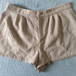 High-Waist Floral Free People Shorts